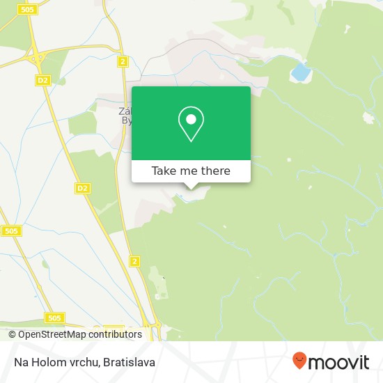 Na Holom vrchu map