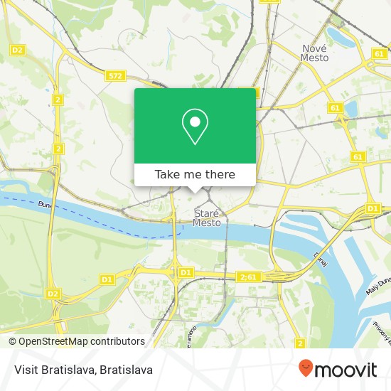 Visit Bratislava map