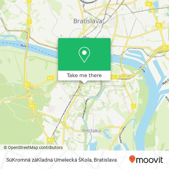 SúKromná záKladná Umelecká šKola map