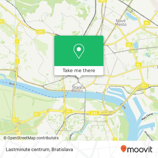 Lastminute centrum map