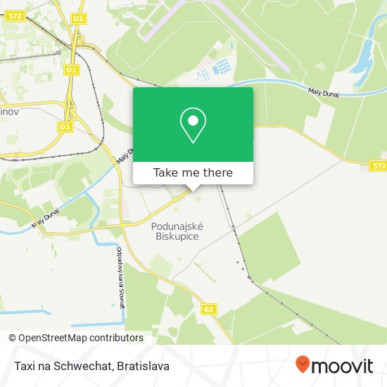 Taxi na Schwechat map