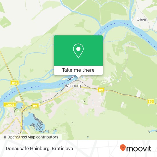 Donaucafe Hainburg map