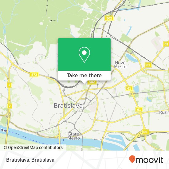 Bratislava map