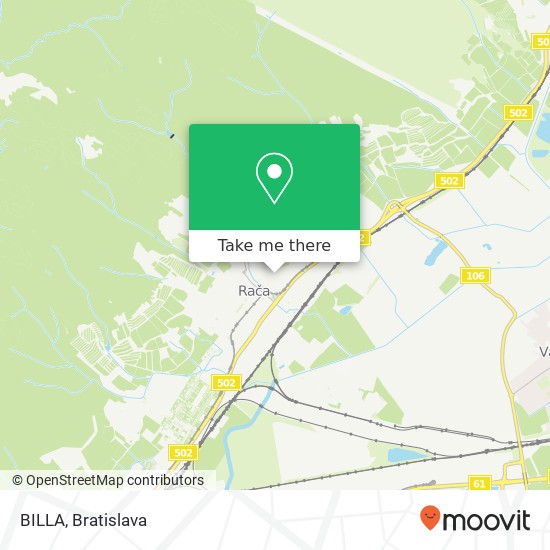 BILLA map