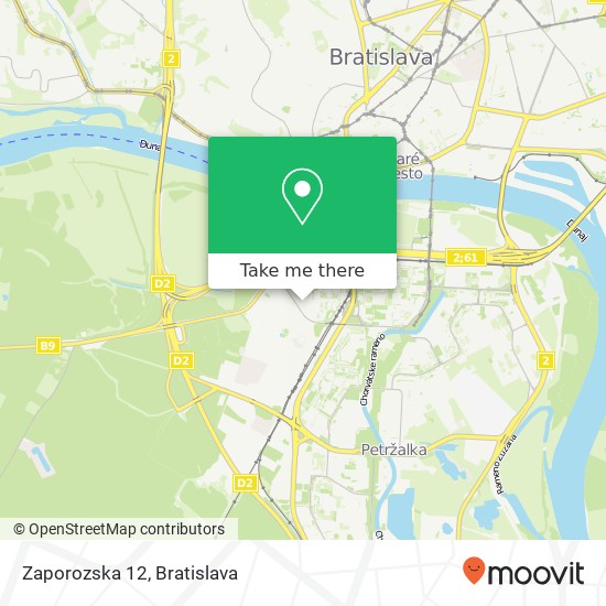 Zaporozska 12 map