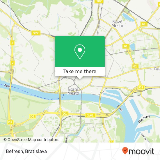 Befresh map