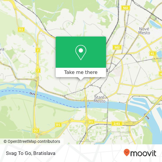 Svag To Go map