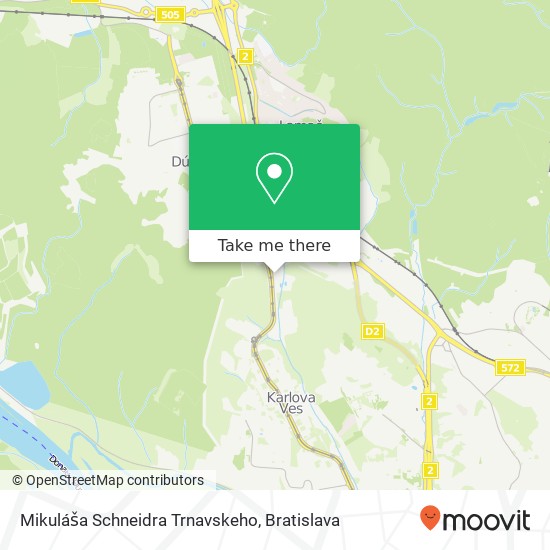 Mikuláša Schneidra Trnavskeho map