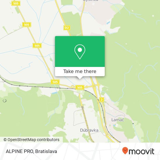 ALPINE PRO map
