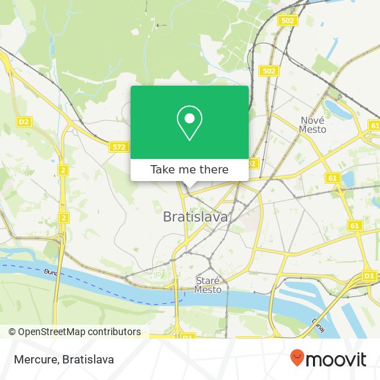 Mercure map