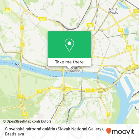 Slovenská národná galéria (Slovak National Gallery) map