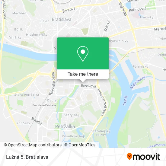 Lužná 5 map