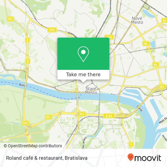 Roland café & restaurant map