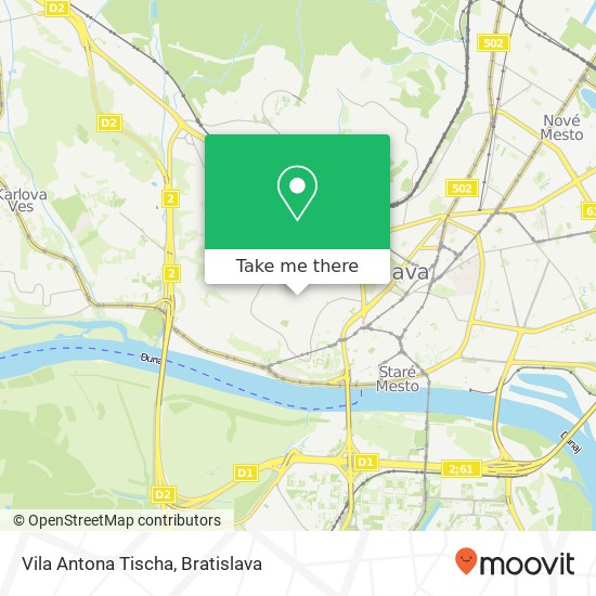 Vila Antona Tischa map