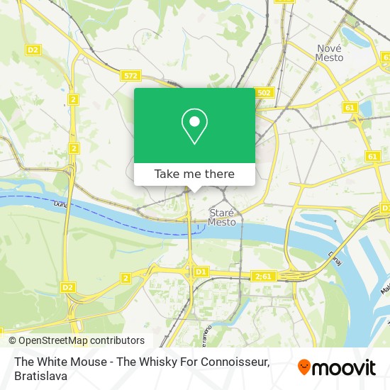 The White Mouse - The Whisky For Connoisseur map