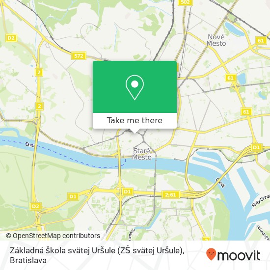 Základná škola svätej Uršule (ZŠ svätej Uršule) map