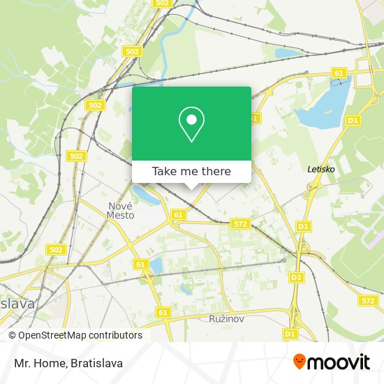 Mr. Home map