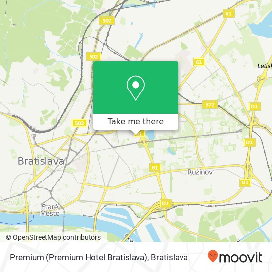 Premium (Premium Hotel Bratislava) map