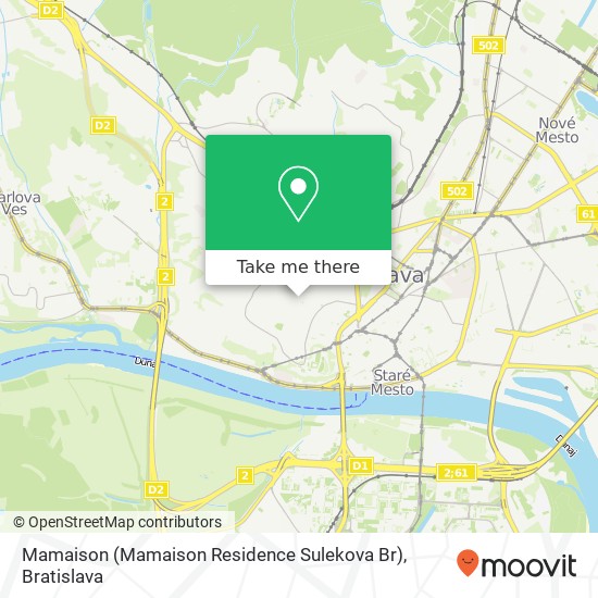 Mamaison (Mamaison Residence Sulekova Br) map