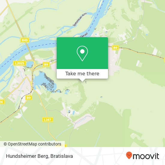 Hundsheimer Berg map