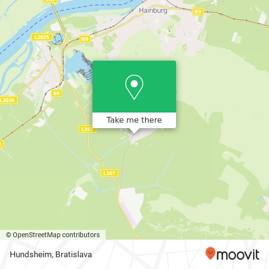 Hundsheim map