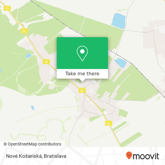 Nové Košariská map