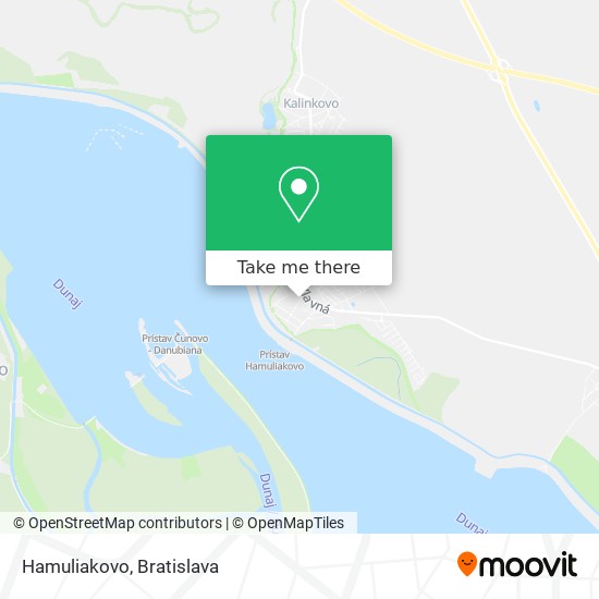 Hamuliakovo map