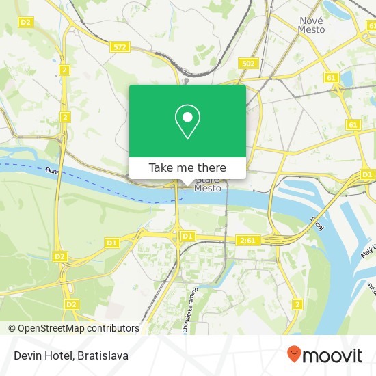 Devin Hotel map