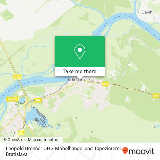 Leopold Brenner OHG Möbelhandel und Tapeziererei map