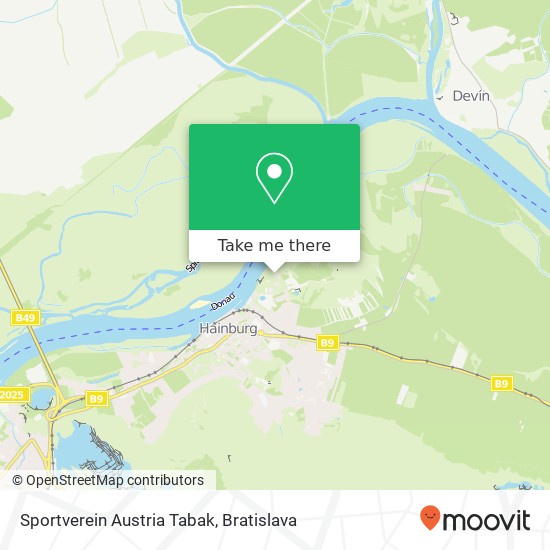 Sportverein Austria Tabak map