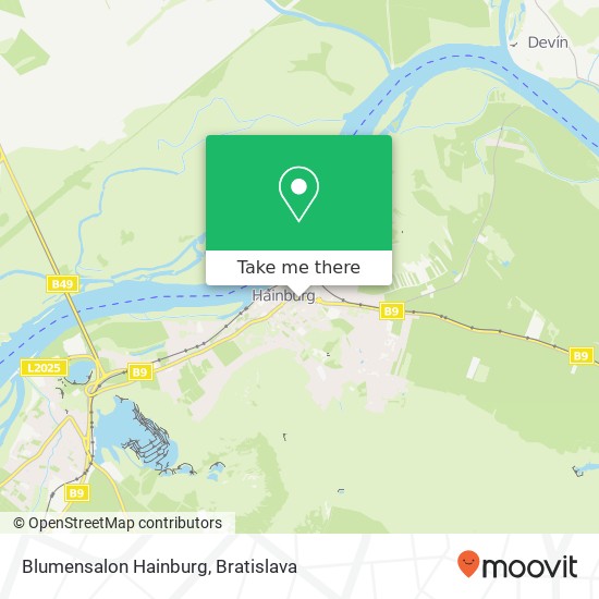 Blumensalon Hainburg map