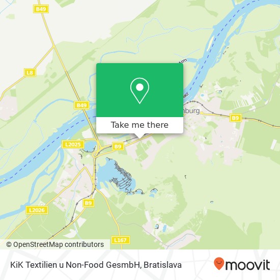 KiK Textilien u Non-Food GesmbH map