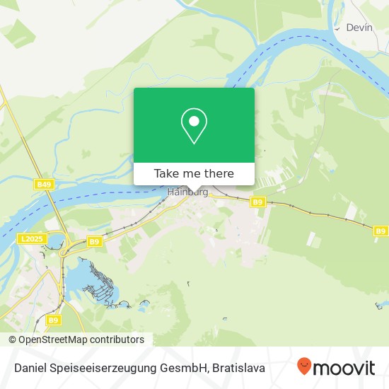 Daniel Speiseeiserzeugung GesmbH map