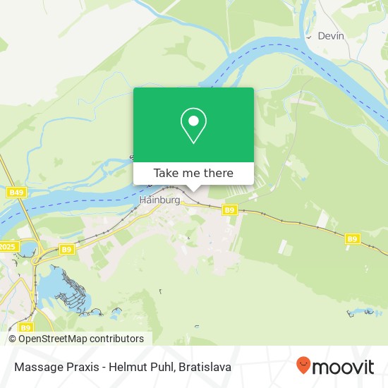 Massage Praxis - Helmut Puhl map