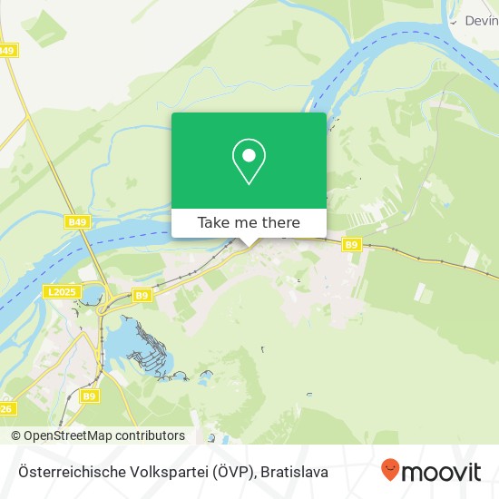 Österreichische Volkspartei (ÖVP) map