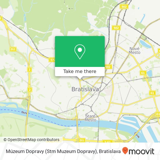 Múzeum Dopravy (Stm Muzeum Dopravy) map