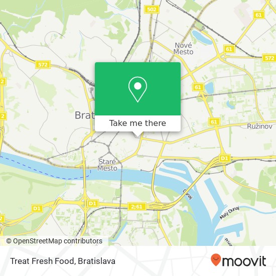 Treat Fresh Food map