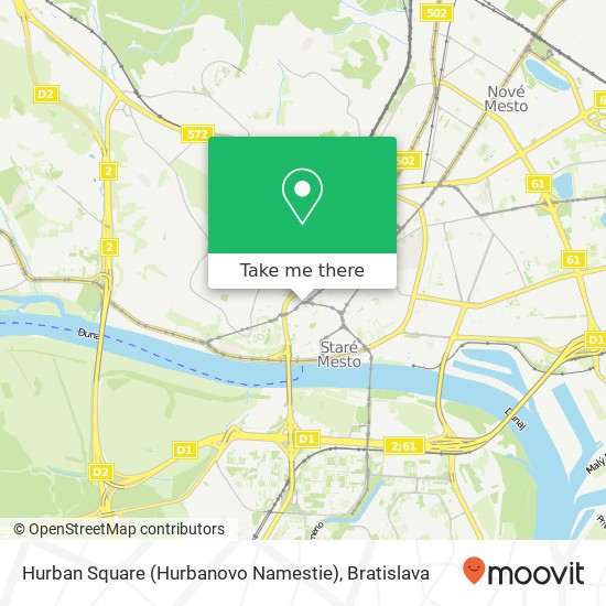 Hurban Square (Hurbanovo Namestie) map