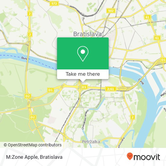 M:Zone Apple map