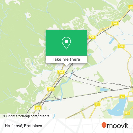 Hrušková map