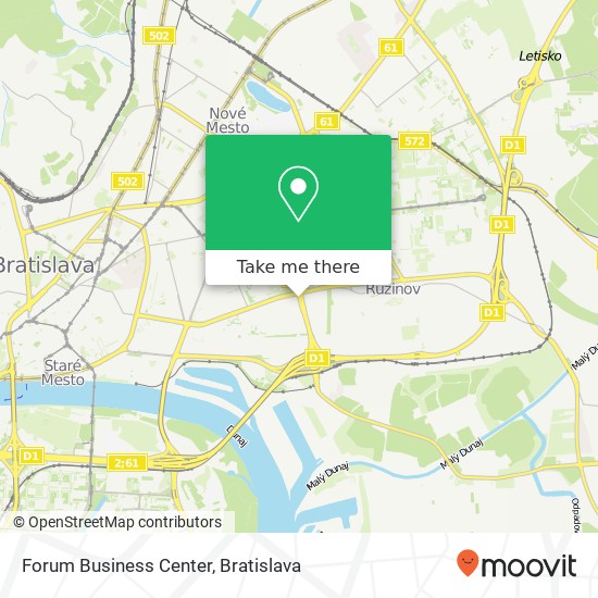 Forum Business Center map