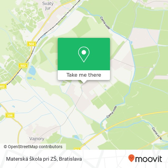 Materská škola pri ZŠ map