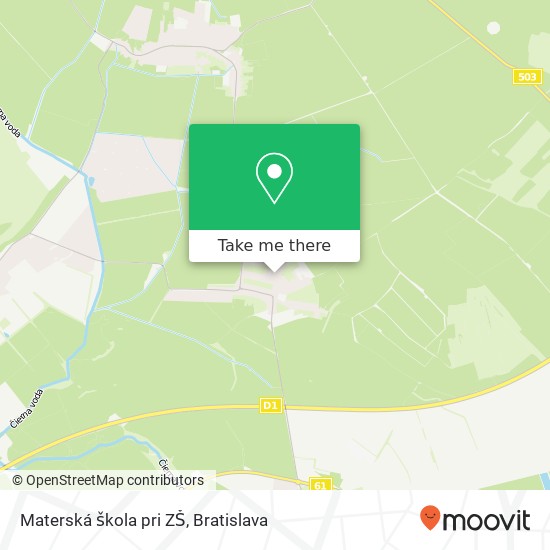 Materská škola pri ZŠ map