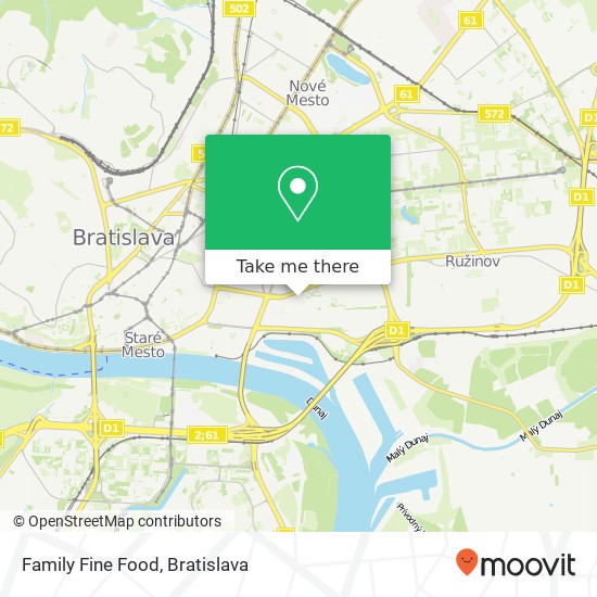 Family Fine Food map