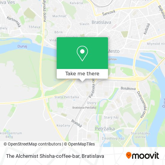 The Alchemist Shisha-coffee-bar map