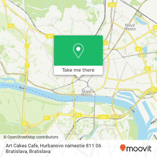 Art Cakes Cafe, Hurbanovo námestie 811 06 Bratislava map