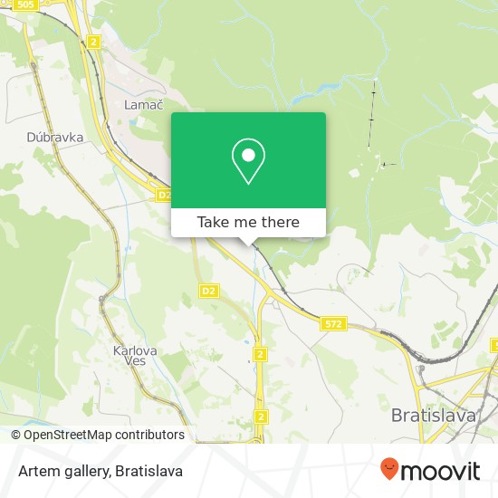 Artem gallery map