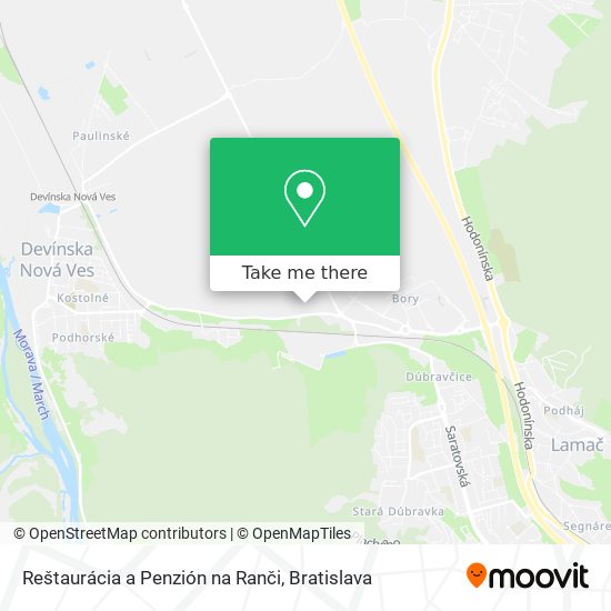 Reštaurácia a Penzión na Ranči map