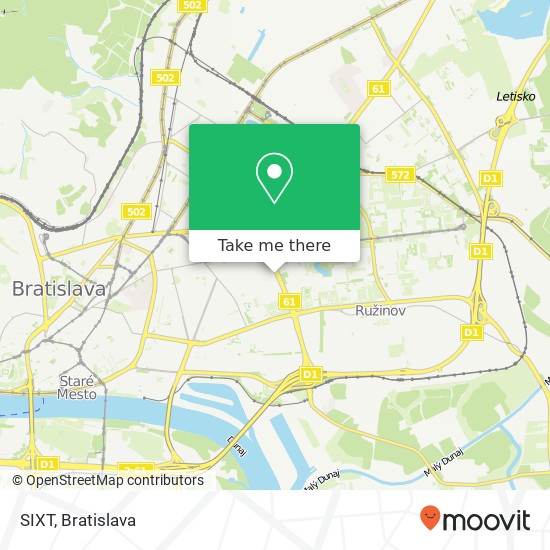 SIXT map