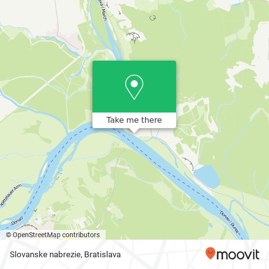 Slovanske nabrezie map